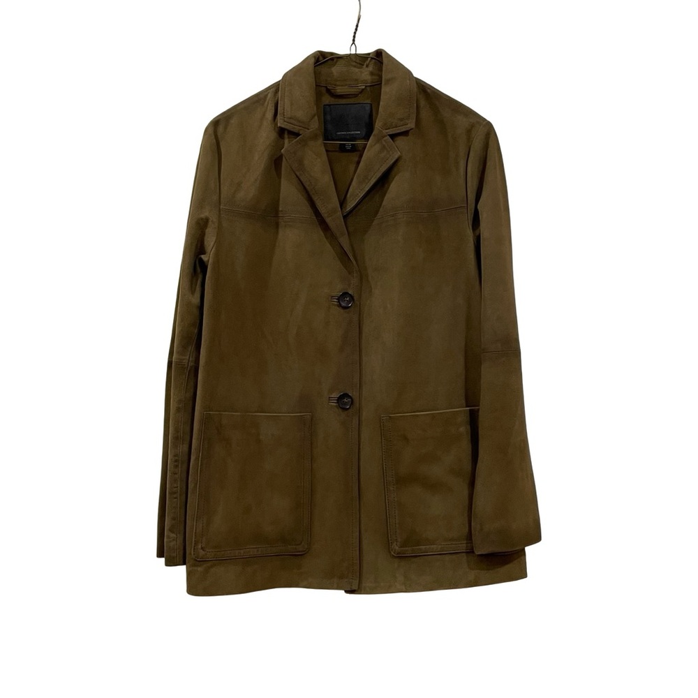 Zara Brown Suede Jacket - Picture 4 of 10